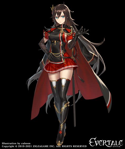 evertale rule 34|cuboon, gilgamesh (evertale), evertale, highres, official art, 1girl .